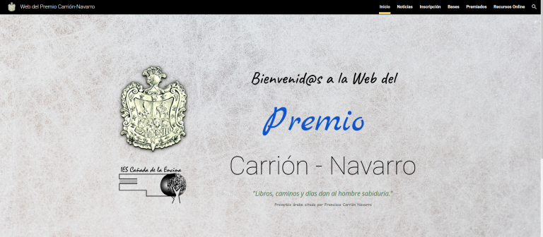 El Premio Carrión Navarro celebra su 20ª edición en el IES Cañada de la Encina